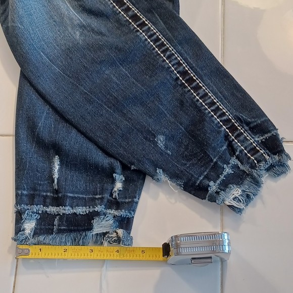 Miss Me Jeans, Size 29, Ankle Skinny, Distressed, Mid-Rise, 29W x 25L - Picture 2 of 12